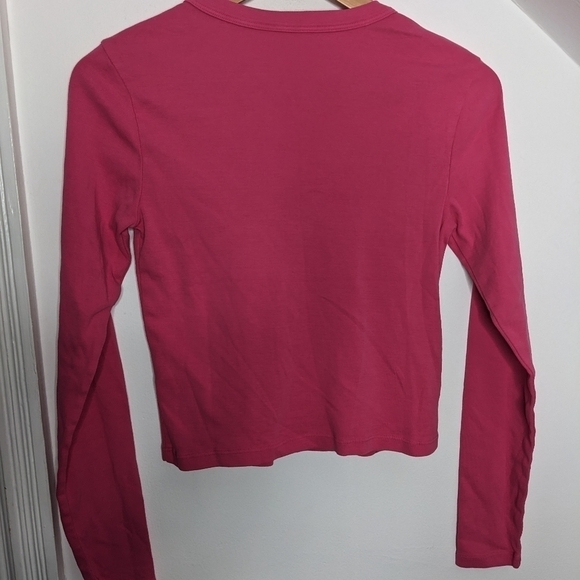 DAYDREAMER Hot Pink Hollywood Brats Graphic Band Y2k Long Sleeve Tee NEW Size S - Picture 3 of 6